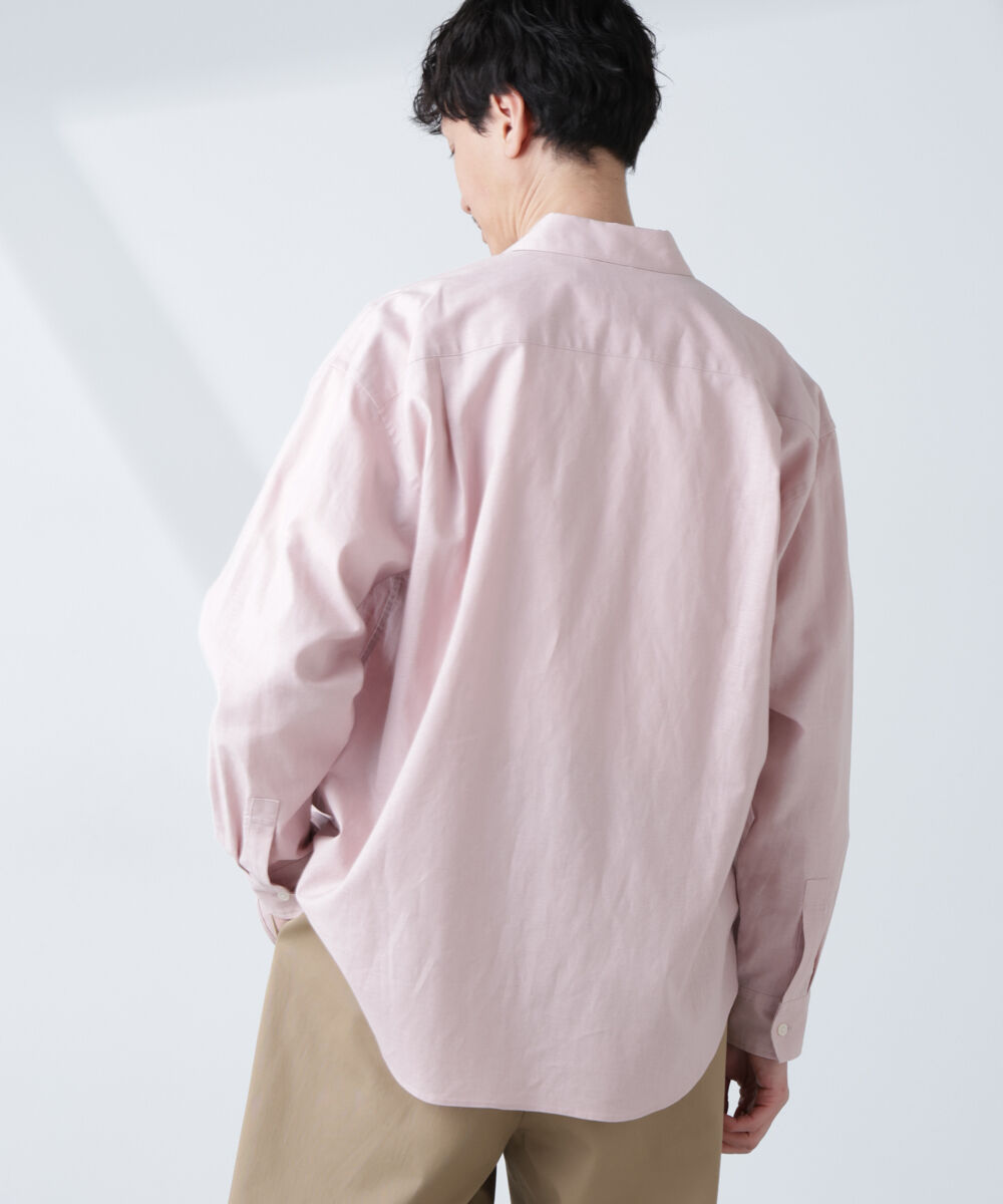 nano･universe「「BELGIUM LINEN FABRICS」リネンコットンレギュラーシャツ」|シャツ・ブラウス|