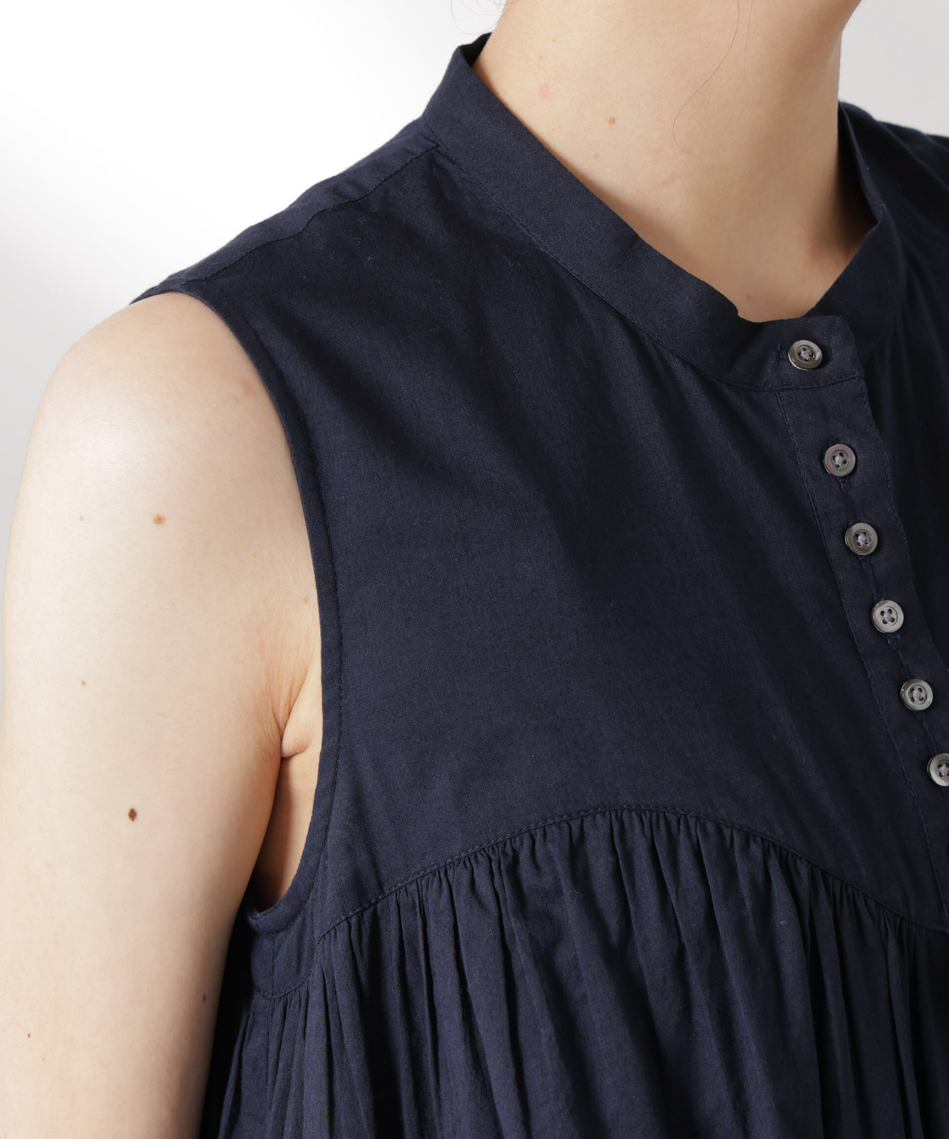 nano･universe「made in india コットンノースリーブワンピース」|ワンピース|