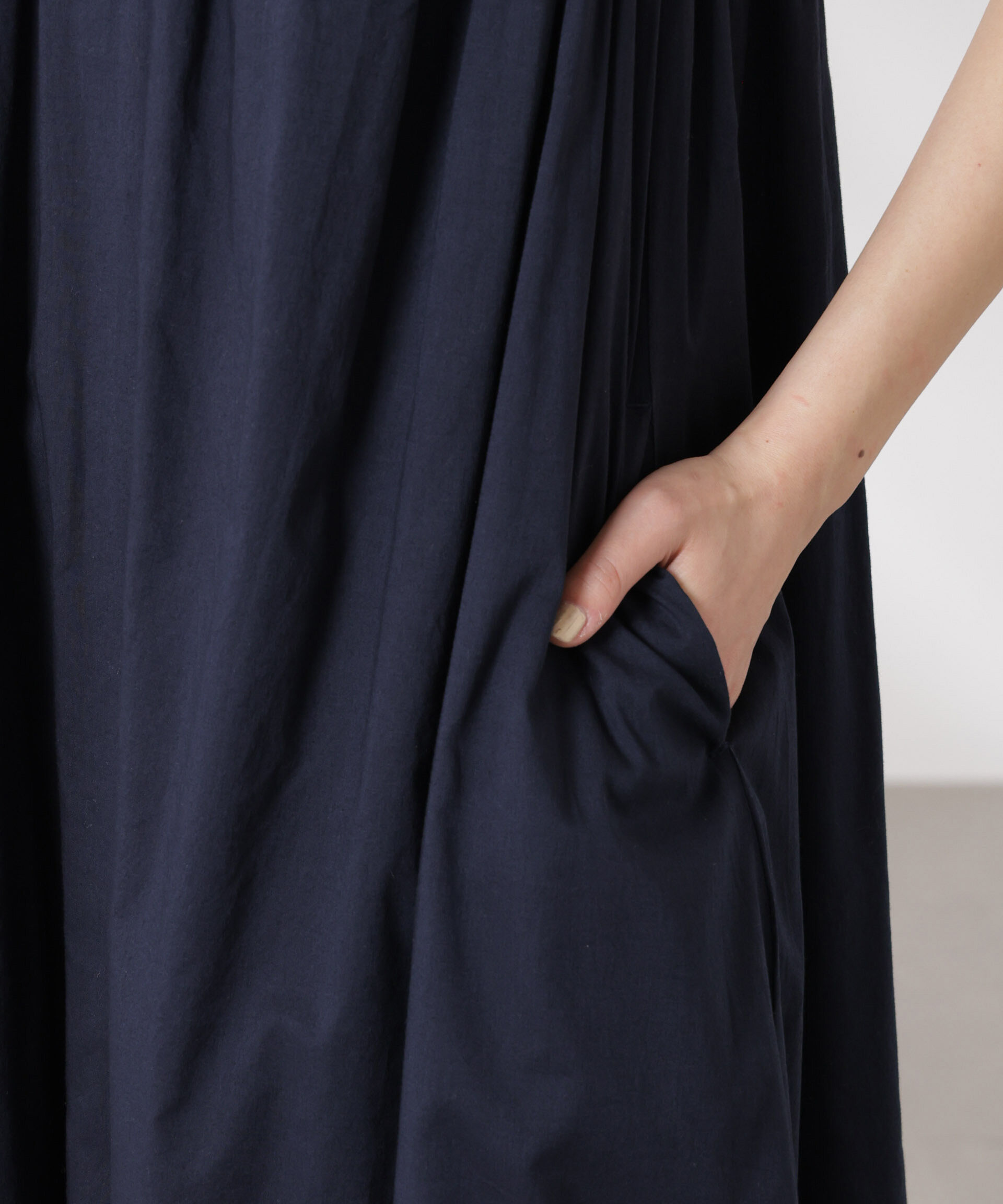 nano･universe「made in india コットンノースリーブワンピース」|ワンピース|