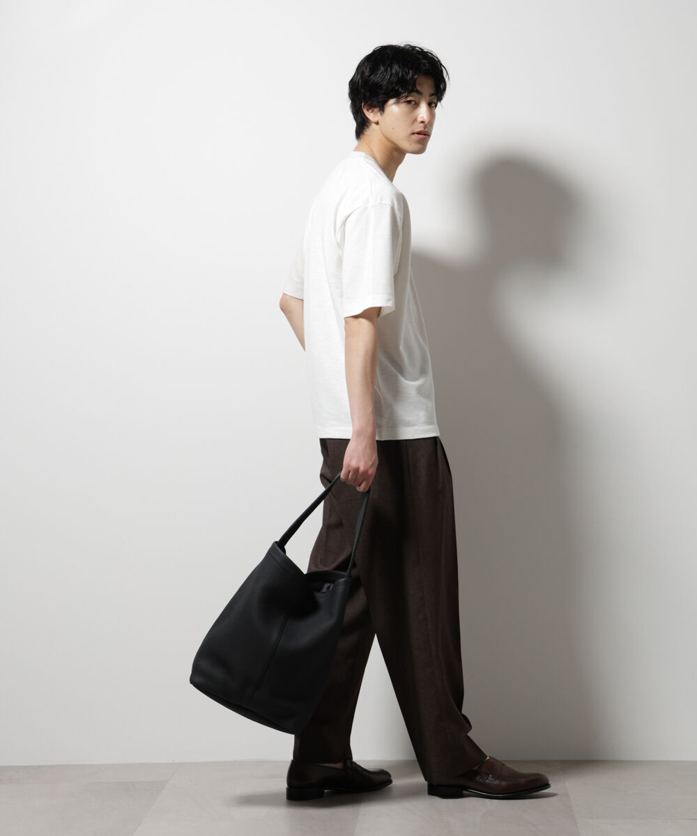 nano･universe「リンクスカノコ コンビTシャツ 半袖」|Tシャツ・カットソー|