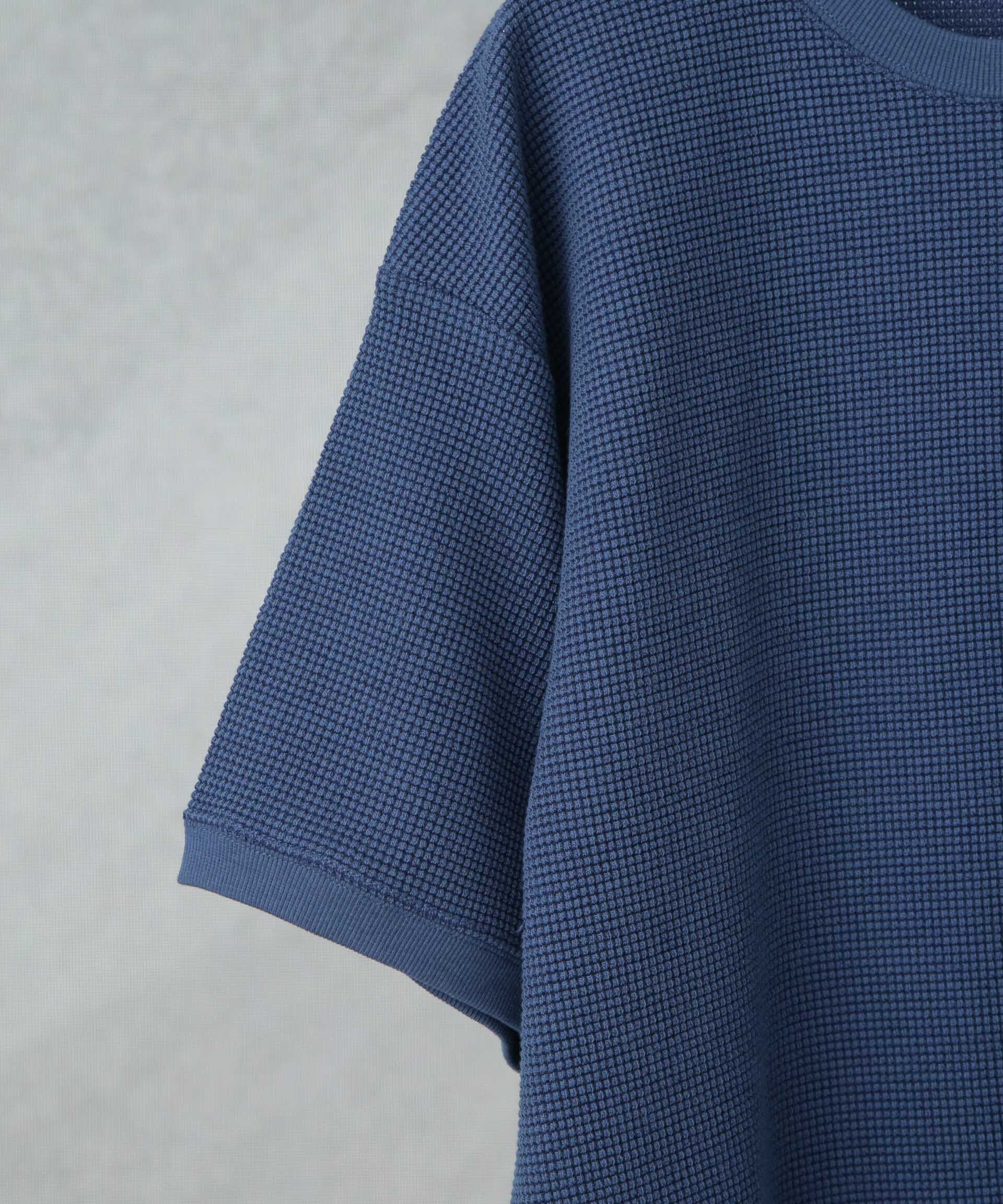 nano･universe「テックワッフルクルーネックTシャツ 半袖」|Tシャツ・カットソー|