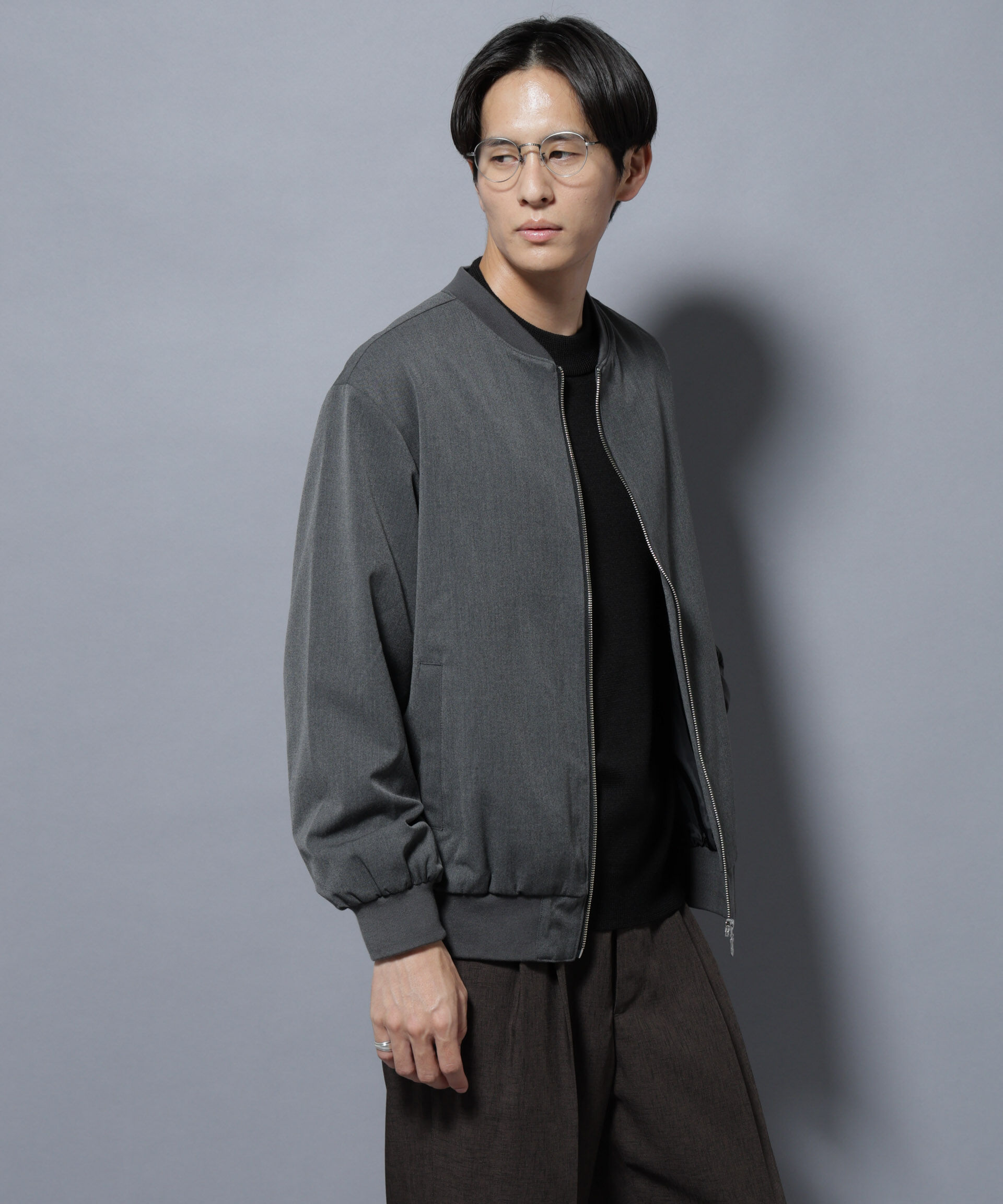 nano･universe「TRインタックMA-1」|ブルゾン・スタジャン|