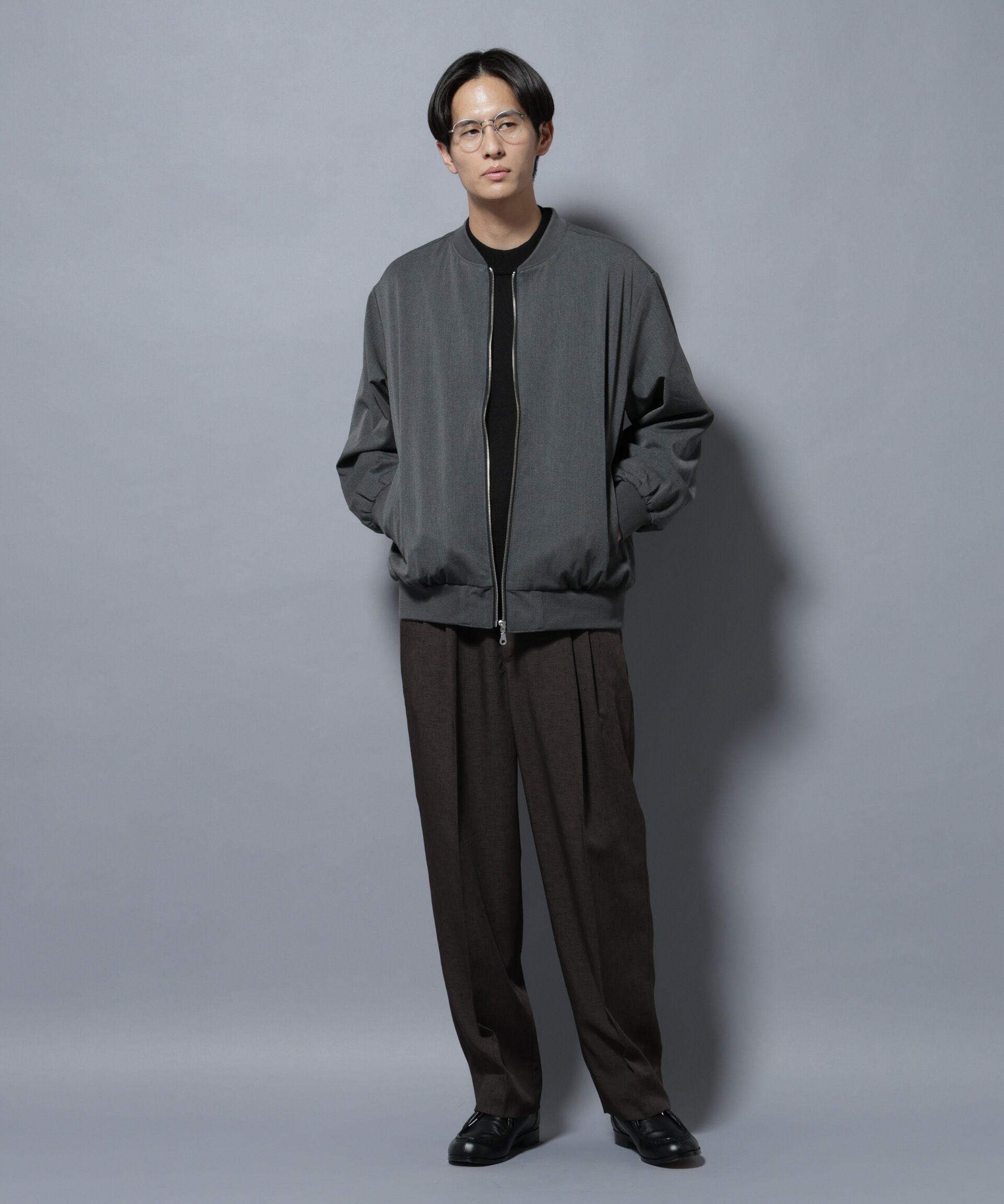 nano･universe「TRインタックMA-1」|ブルゾン・スタジャン|