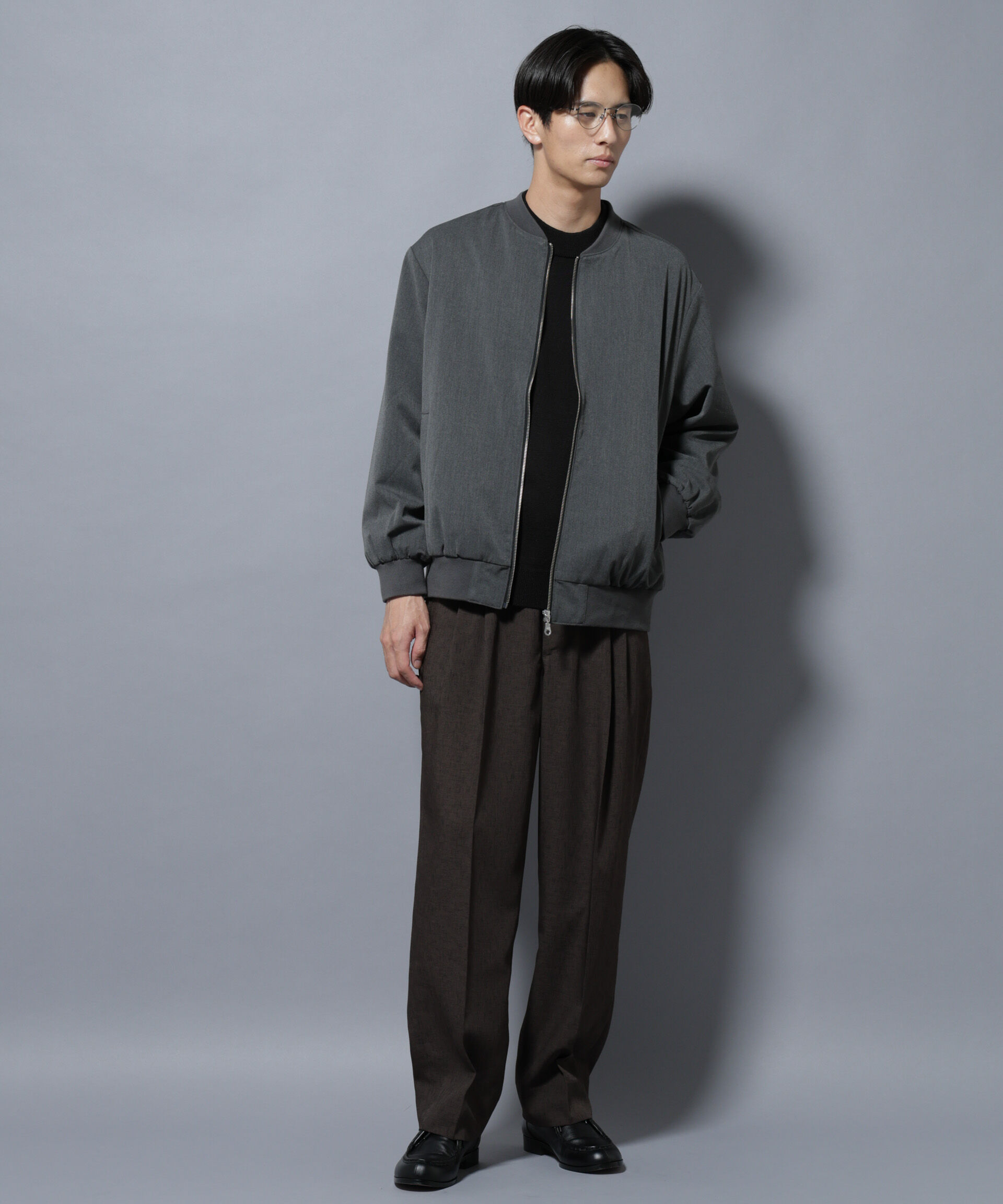 nano･universe「TRインタックMA-1」|ブルゾン・スタジャン|