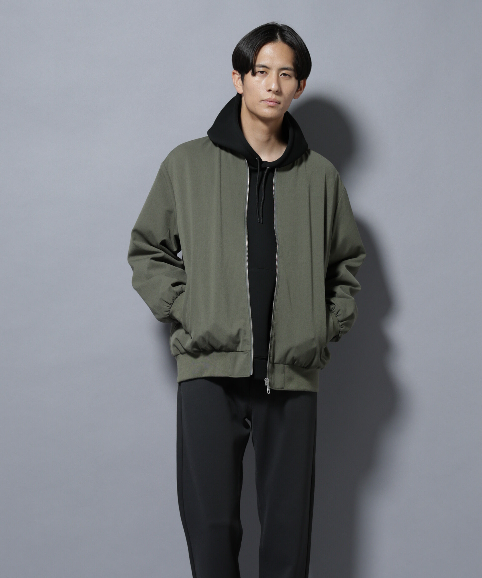 nano･universe「TRインタックMA-1」|ブルゾン・スタジャン|