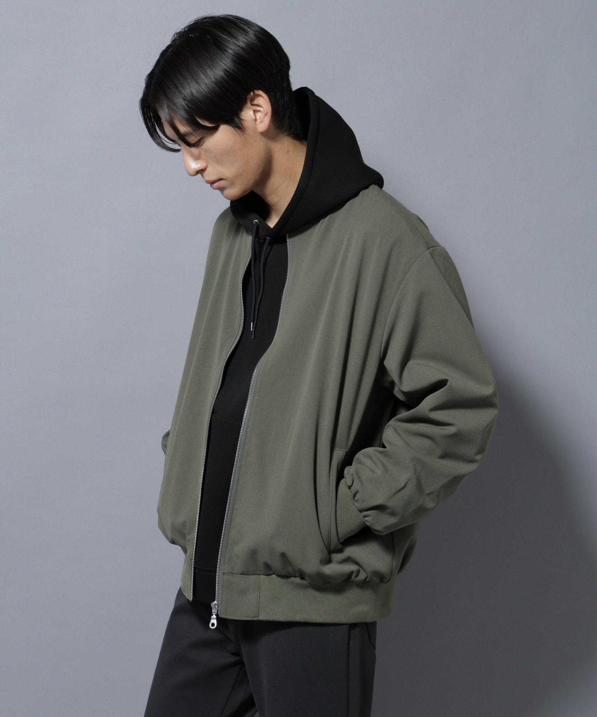 nano･universe「TRインタックMA-1」|ブルゾン・スタジャン|