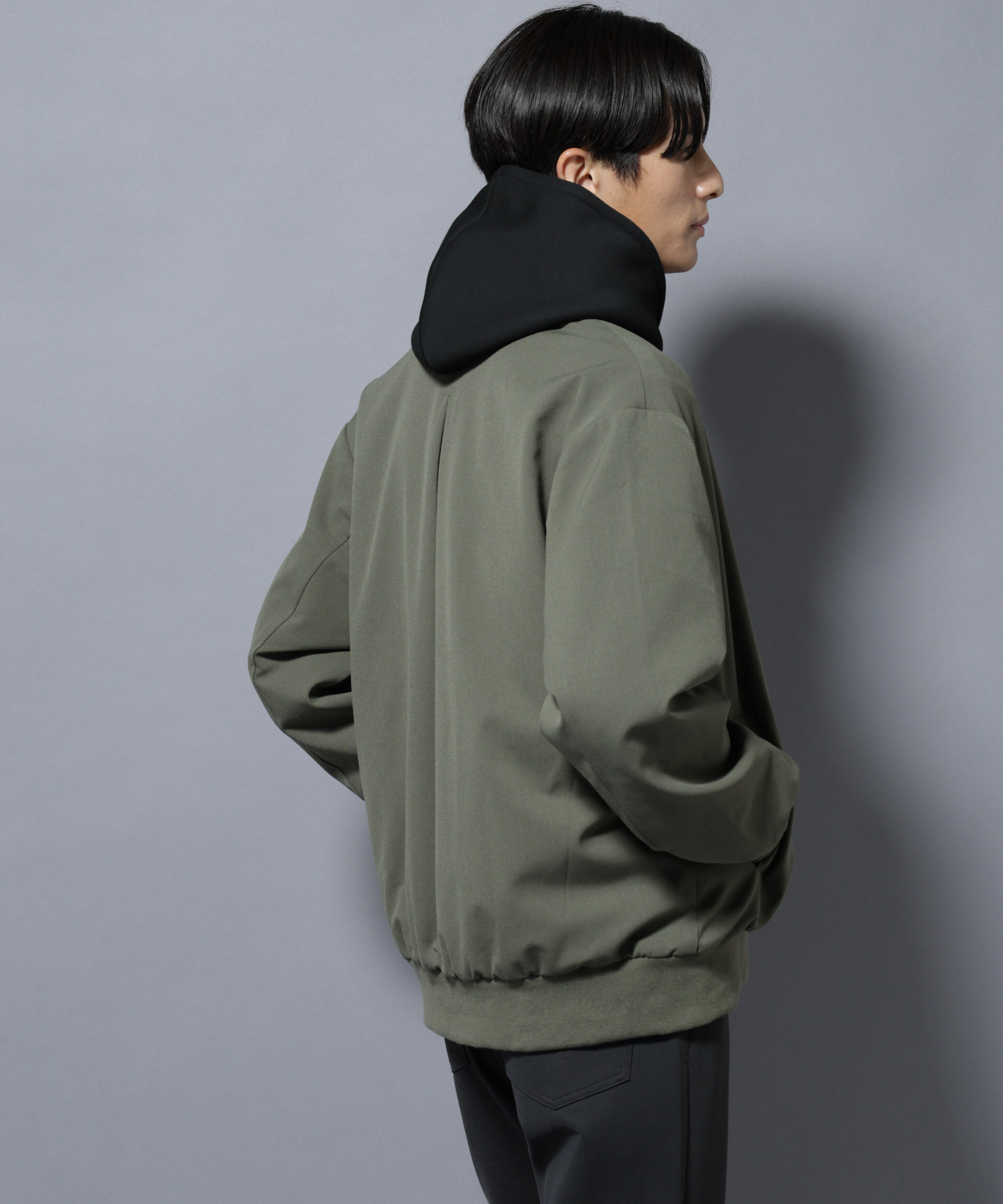 nano･universe「TRインタックMA-1」|ブルゾン・スタジャン|