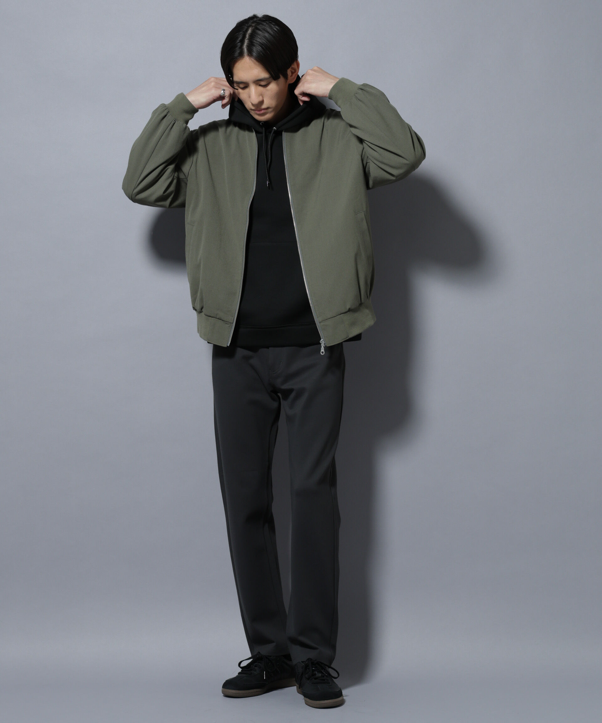 nano･universe「TRインタックMA-1」|ブルゾン・スタジャン|