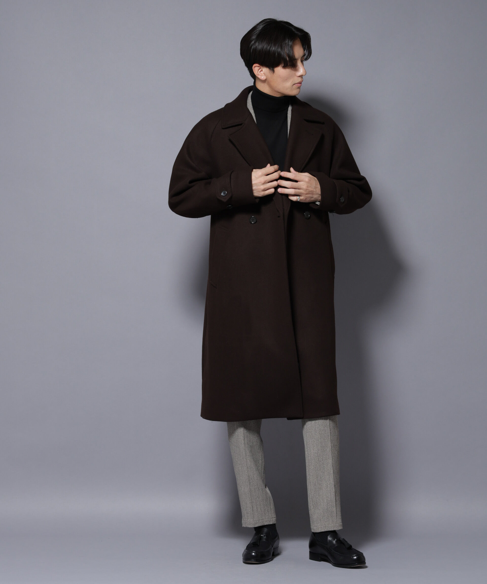 nano･universe「ウールカシミヤメルトンダブルコート」|その他|