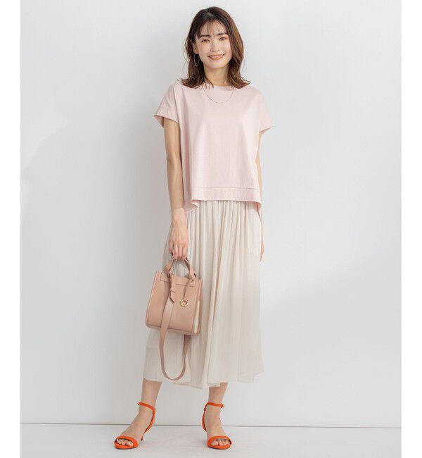 組曲「【ウエストゴム・WEB限定】シアープリーツライクシフォン パンツ」|その他|