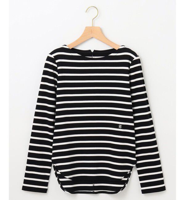 組曲「【ストレッチ・長袖】コットンフライス バスクTシャツ」|Tシャツ・カットソー|