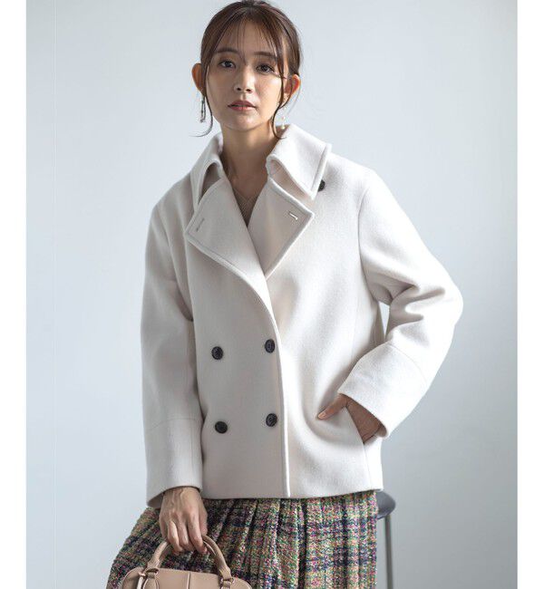組曲「ショートビーバー ピーコート」|ピーコート|ベージュ系