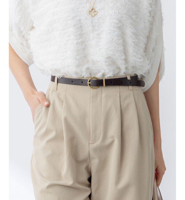 組曲「ツイストバックルレザーベルト」|ベルト|