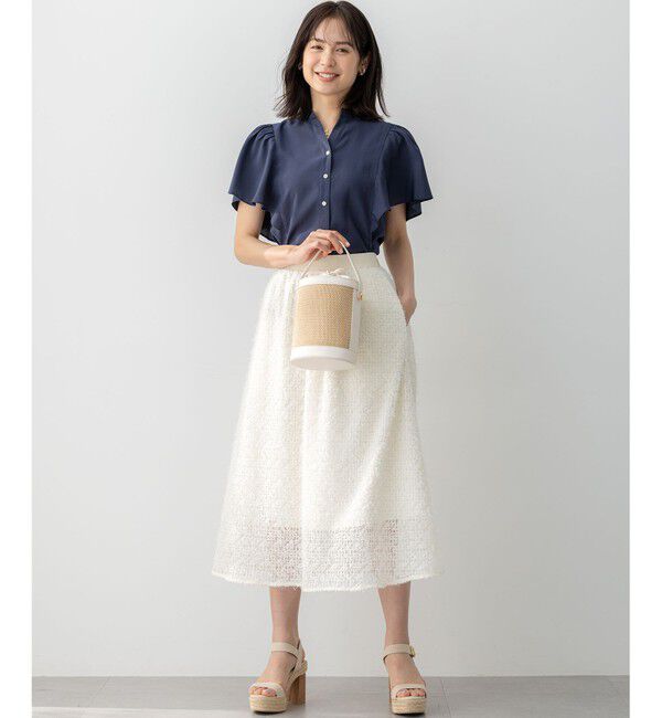 組曲「【WEB限定】ヴィンテージジョーゼットスキッパー ブラウス」|シャツ・ブラウス|