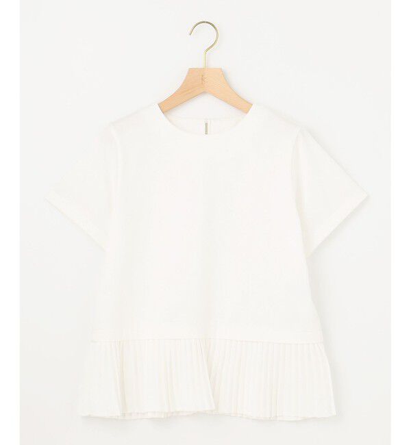 組曲「クールプレーティング天竺プリーツ カットソー」|Tシャツ・カットソー|