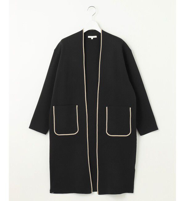 自由区「【洗える】ドライコットンハイゲージニット アウター」|カーディガン|