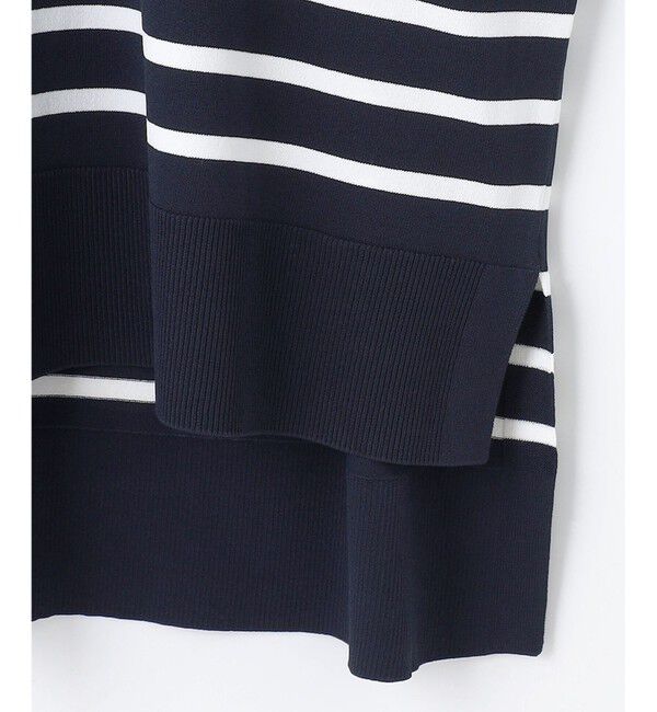 自由区「【接触冷感・UVカット・WEB限定カラーあり】クレープストレッチプルオーバー ニット」|ニット・セーター|