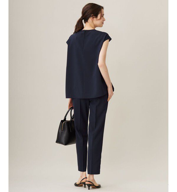 自由区「【セットアップ対応・UVカット・接触冷感・洗える】ライトストレッチ ブラウス」|シャツ・ブラウス|