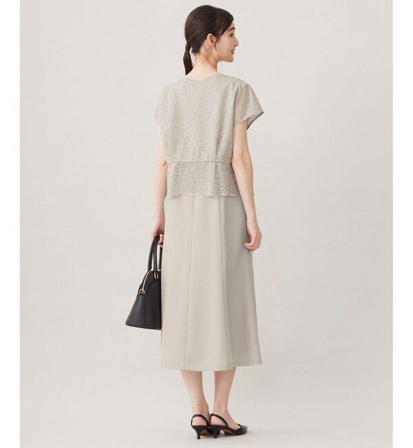 自由区「【カタログ掲載・洗える】レースブラウスコンビ ワンピース」|ワンピース|