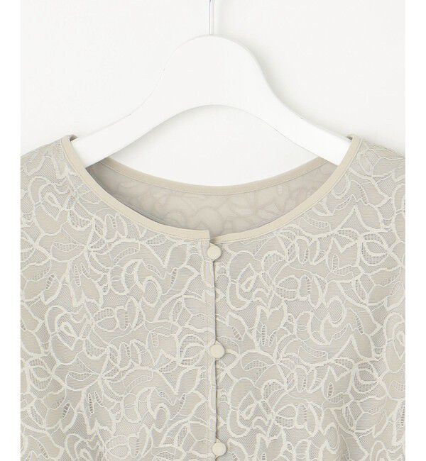 自由区「【カタログ掲載・洗える】レースブラウスコンビ ワンピース」|ワンピース|