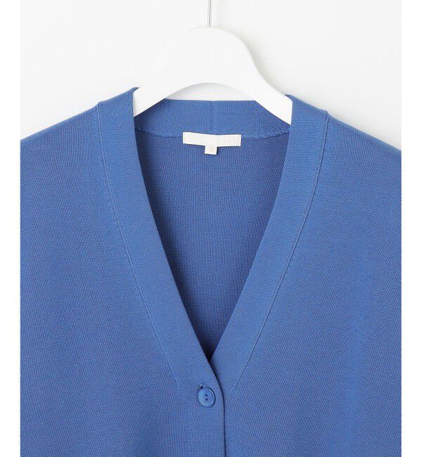 自由区「【洗える】ドライコットンハイゲージニット カーディガン」|カーディガン|