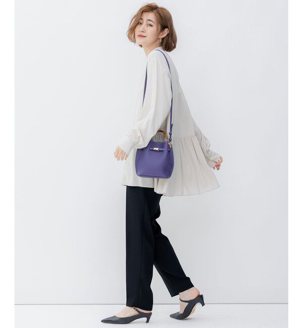 23区「【洗える】ドライダブルサテン ドロスト パンツ」|その他|