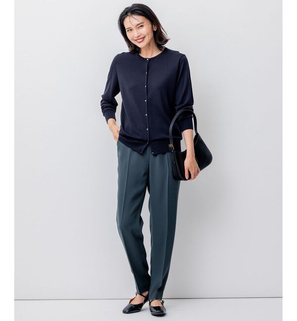 23区「【洗える】ドライダブルサテン ドロスト パンツ」|その他|