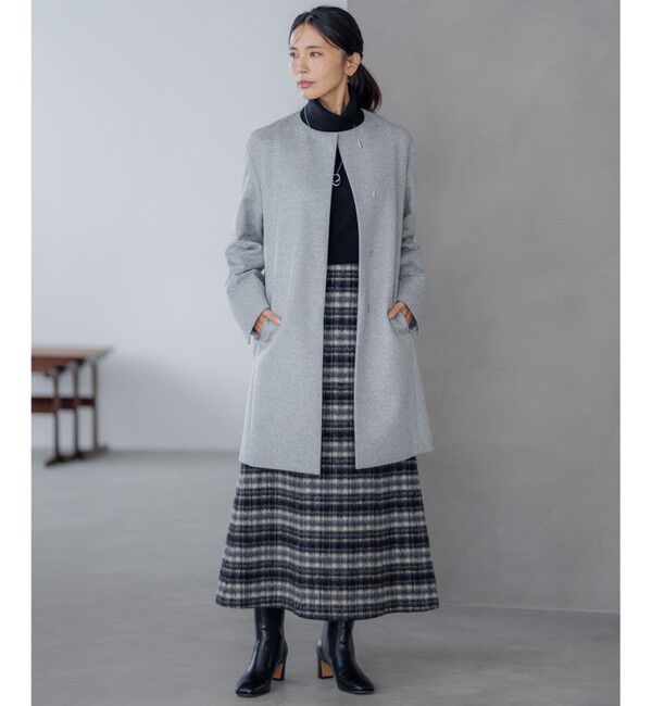 23区「シャギーチェック スカート」|スカート|