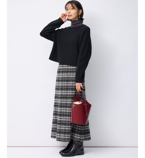 23区「シャギーチェック スカート」|スカート|