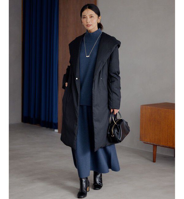 23区「【洗える】ウールカシミヤ ハイネック ニット」|ニット・セーター|