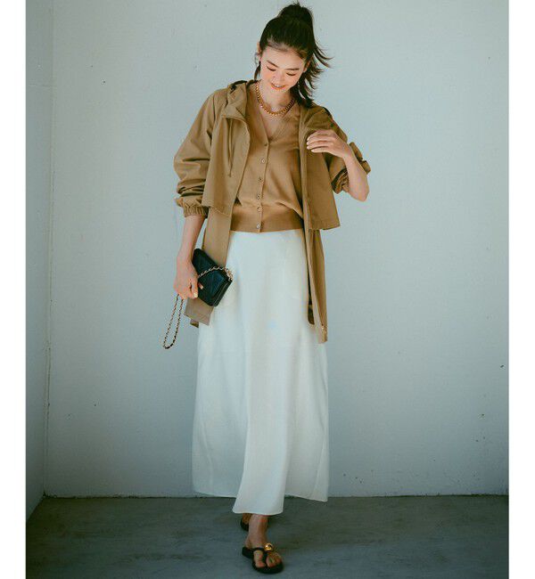 23区「【新色追加】シャイニーシアー ニット カーディガン」|カーディガン|