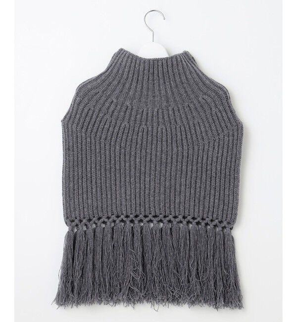 23区「【SLOW/一部店舗限定】ニットトータル フリンジ ネックウォーマ―」|その他|