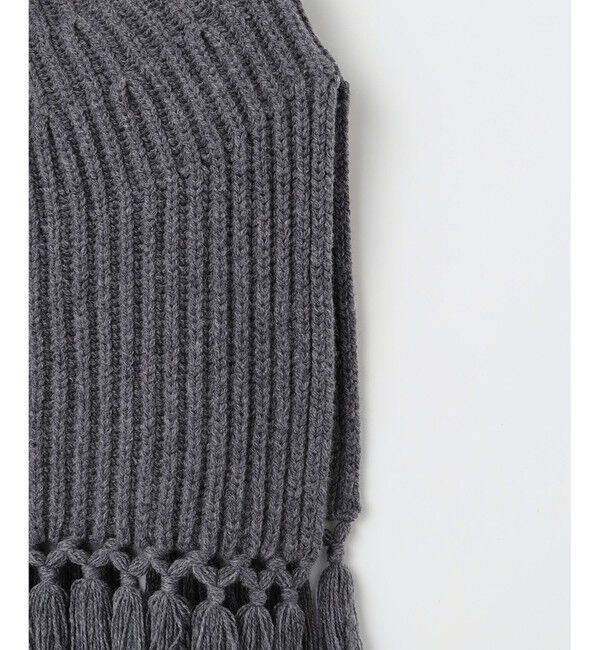23区「【SLOW/一部店舗限定】ニットトータル フリンジ ネックウォーマ―」|その他|
