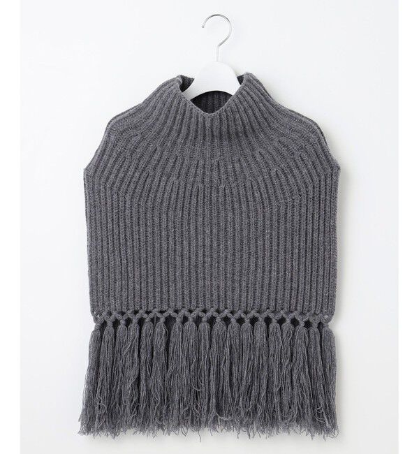 23区「【SLOW/一部店舗限定】ニットトータル フリンジ ネックウォーマ―」|その他|