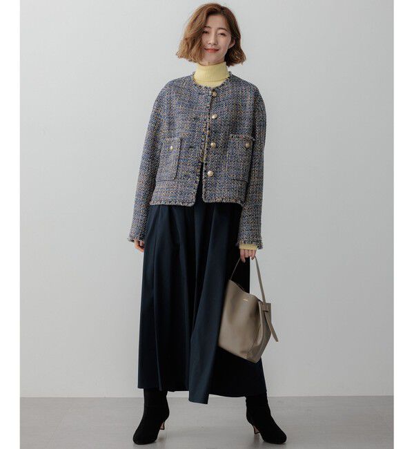 23区「【洗える】ブライトタフタ ギャザー スカート」|スカート|