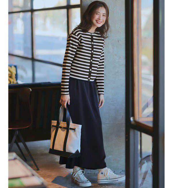 23区「【吸水速乾/防シワ/洗える】ジョーゼットサテン キャミソールワンピース」|ワンピース|