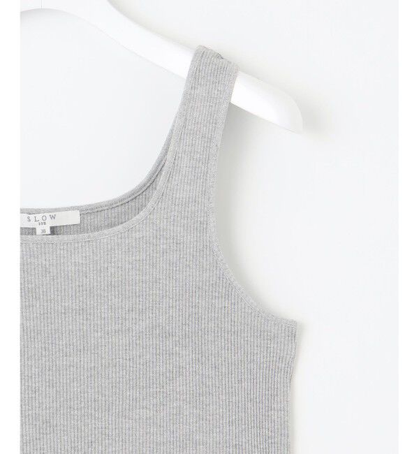 23区「【SLOW/一部店舗限定】好評につき新色追加！ラメリブジャージー タンクトップ」|タンクトップ|