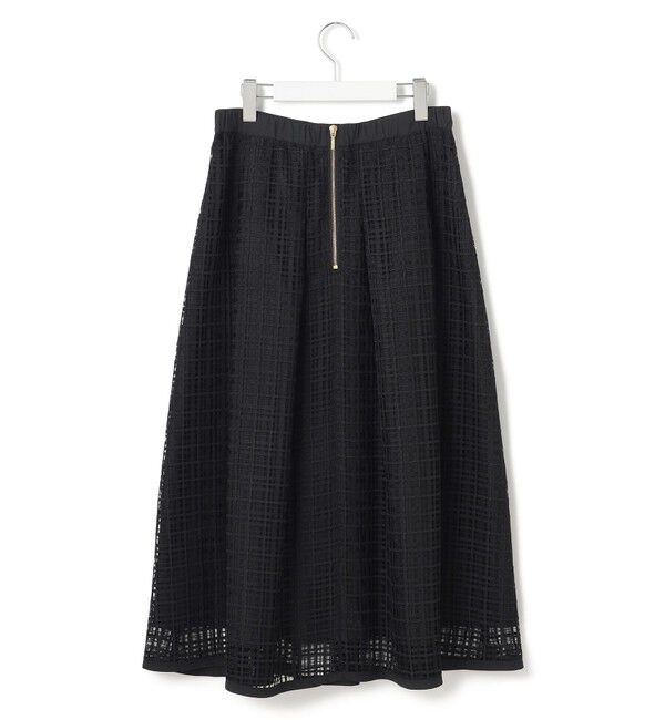 23区「【洗える】Broche チェックレース スカート」|スカート|