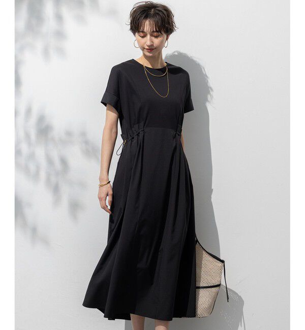 23区「【撥水加工/汗シミ防止/洗える】コンビデザイン マルチワンピース」|ワンピース|ブラック系