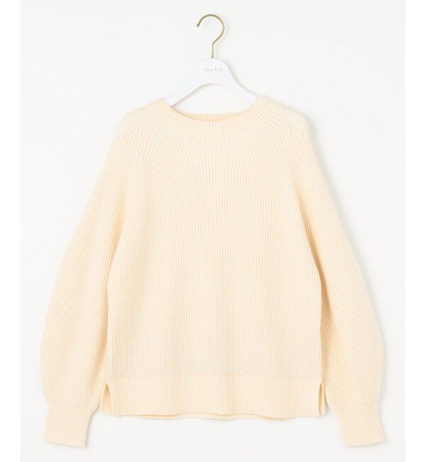 ANY SIS「【大人百花掲載 ヨンアさん着用】冬のシャルマン ラグランスリーブ ニット」|ニット・セーター|