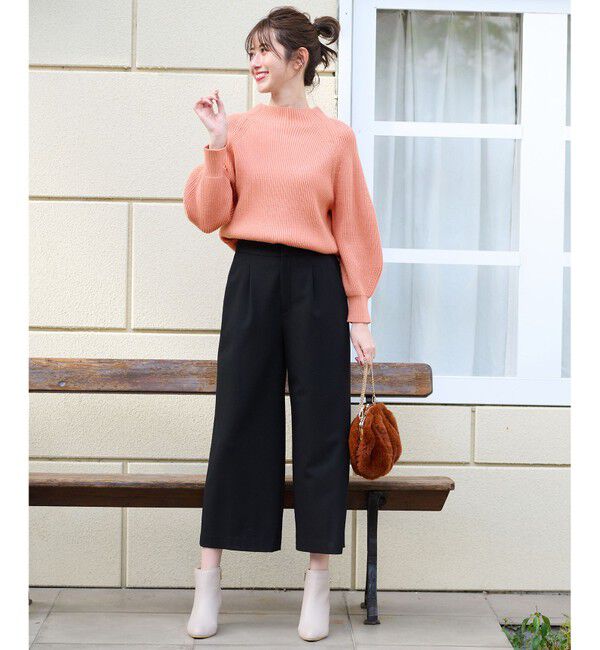 ANY SIS「【大人百花掲載 ヨンアさん着用】冬のシャルマン ラグランスリーブ ニット」|ニット・セーター|