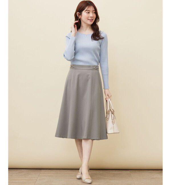 ANY SIS「【セットアップ対応】褒めらレディフレア スカート」|スカート|
