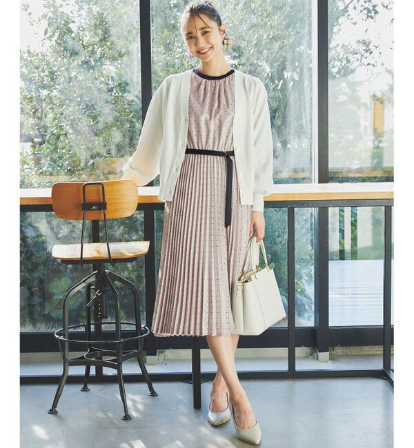 any SiS「【2WAY】バイカラープリーツ ワンピース」|ワンピース|