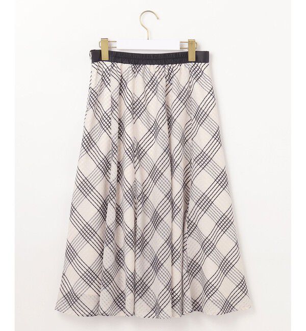 any SiS「【洗える】ツートーンシアーチェック スカート」|スカート|
