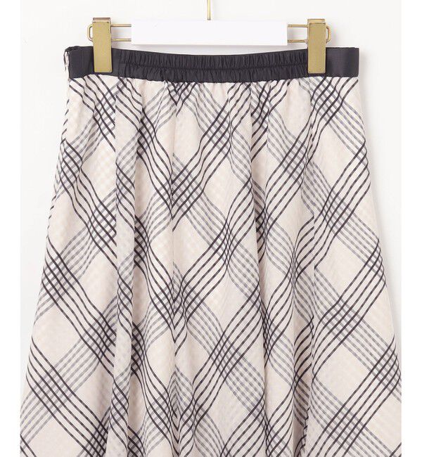 any SiS「【洗える】ツートーンシアーチェック スカート」|スカート|