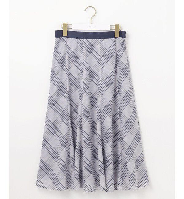 any SiS「【洗える】ツートーンシアーチェック スカート」|スカート|