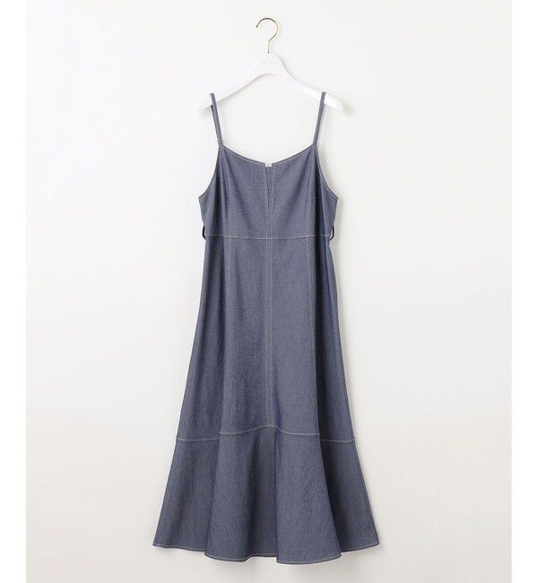 any SiS「【洗える】ライトデニムライクシャンブレー キャミワンピ」|ワンピース|