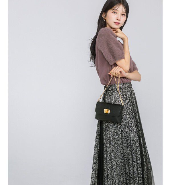 ANY SIS「【洗える】シャギースリーブ ニット」|ニット・セーター|