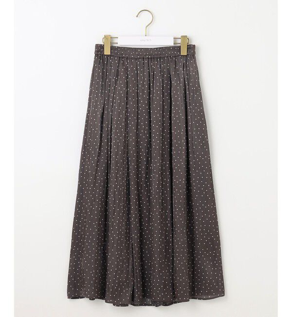 any SiS「【洗える】シャイニードットギャザー スカート」|スカート|
