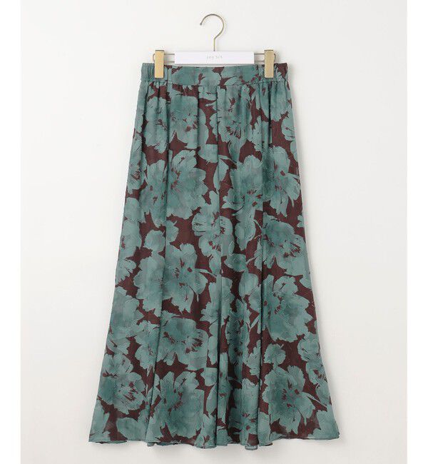 any SiS「【洗える】アートフラワープリント スカート」|スカート|